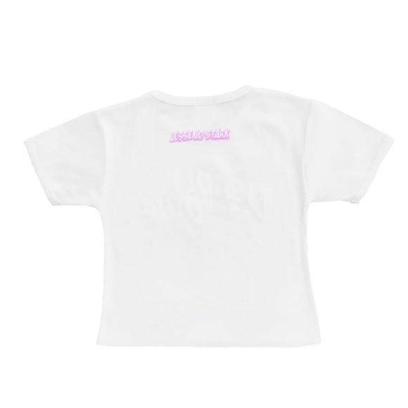 Deadly Doll Crop Top - Pink - Picture 2 of 2